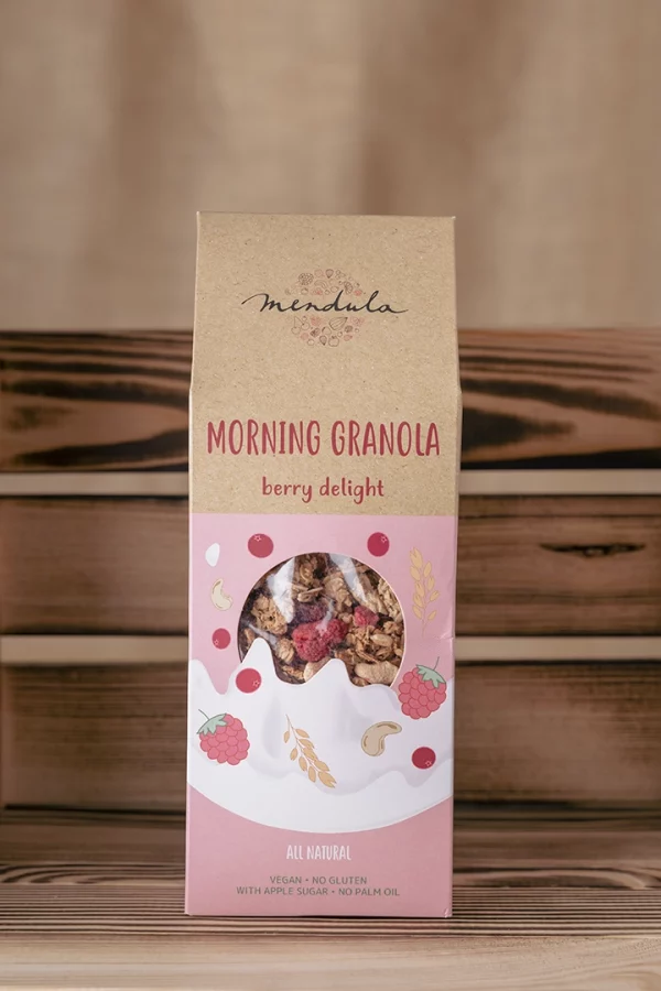 mendula berry delight granola kraftkamra